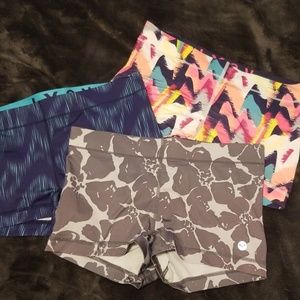 💗3 ROXY SPANDEX SHORTS💗